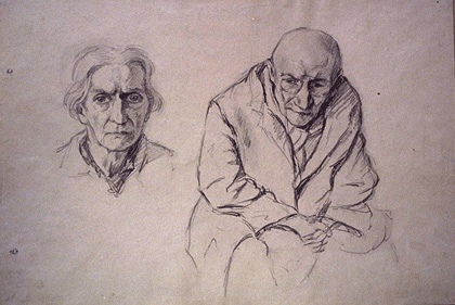 Portrait Studies Elderly couple